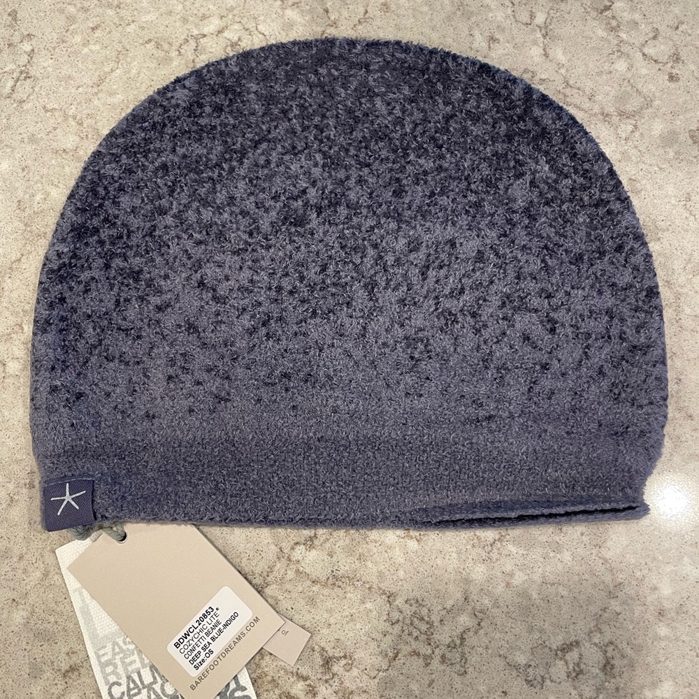 Barefoot Dreams Deep Slate/Indigo Ombre Beanie